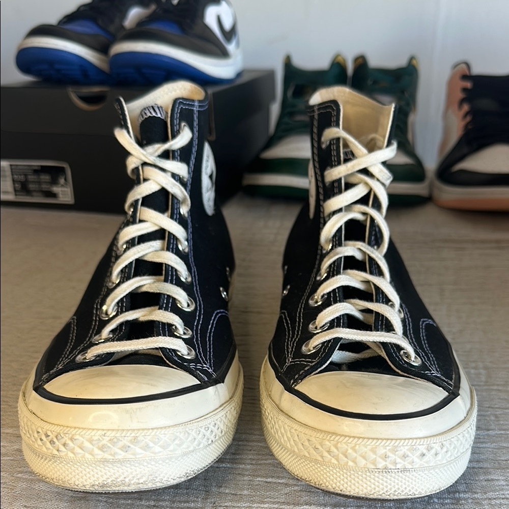 Converse Black and White High-Top Sneakers